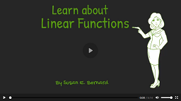 Video: Learn About Linear Functions video